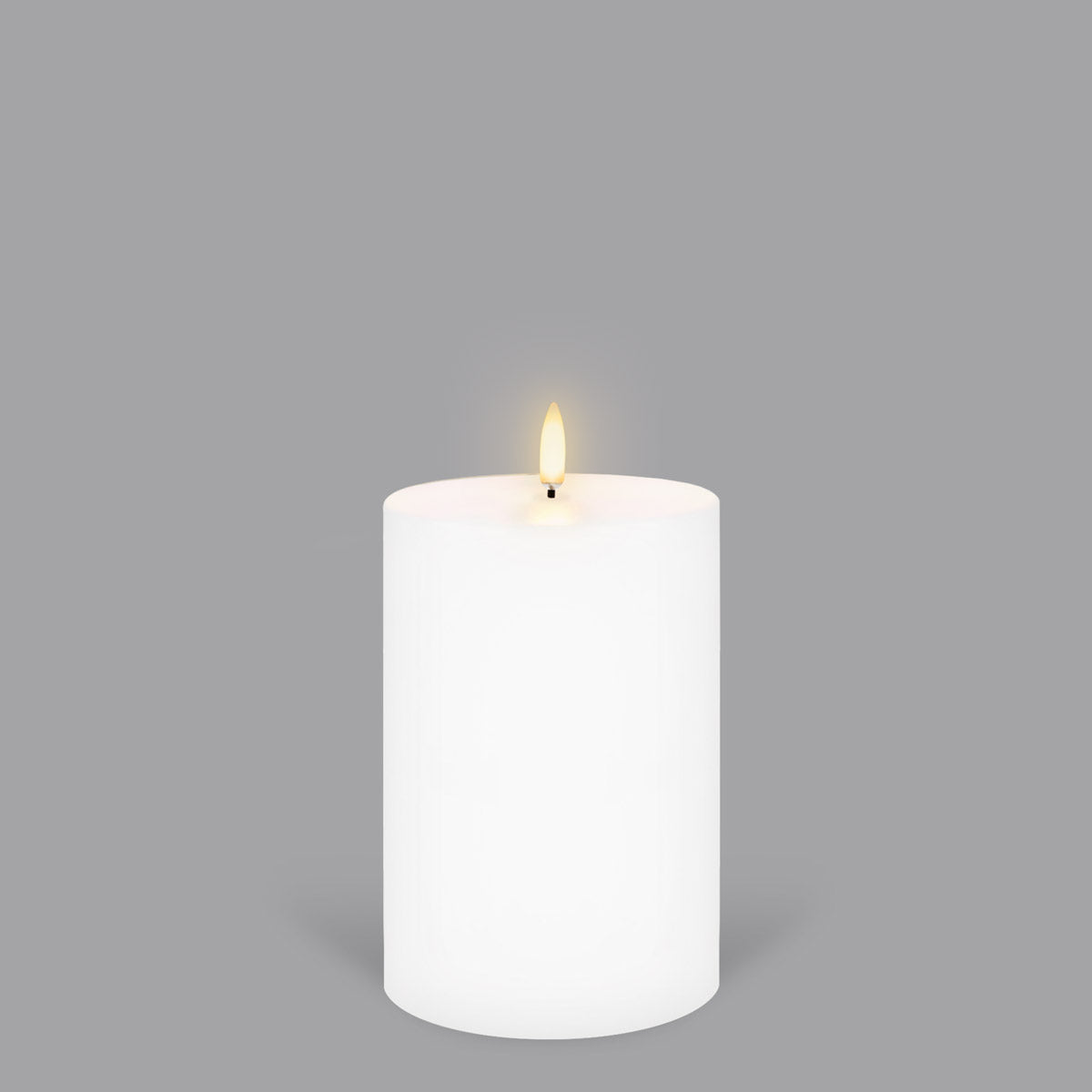 UYUNI Lighting Nordic White Pillar Candle 15.2 x 10.1cm