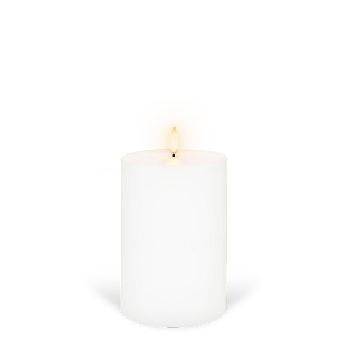 UYUNI Lighting Nordic White Pillar Candle 15.2 x 10.1cm