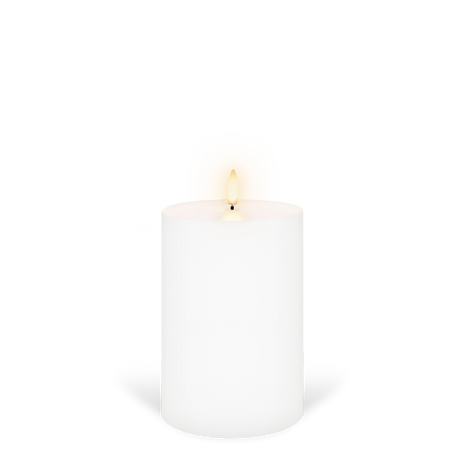 UYUNI Lighting Nordic White Pillar Candle 15.2 x 10.1cm