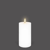 UYUNI Lighting Nordic White Pillar Candle 15.2 x 7.8cm