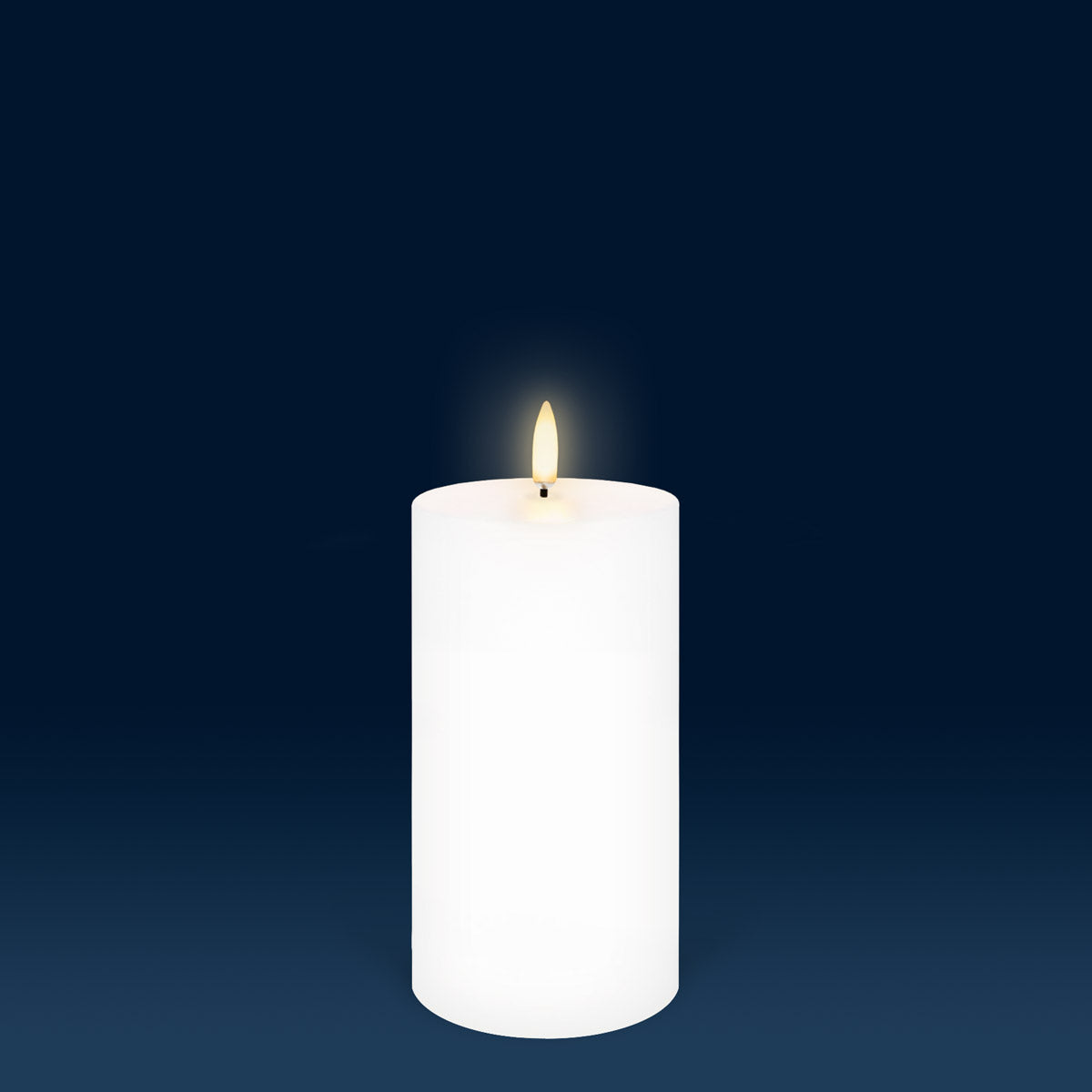 UYUNI Lighting Nordic White Pillar Candle 15.2 x 7.8cm