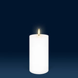 UYUNI Lighting Nordic White Pillar Candle 15.2 x 7.8cm