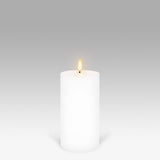 UYUNI Lighting Nordic White Pillar Candle 15.2 x 7.8cm