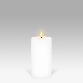 UYUNI Lighting Nordic White Pillar Candle 15.2 x 7.8cm