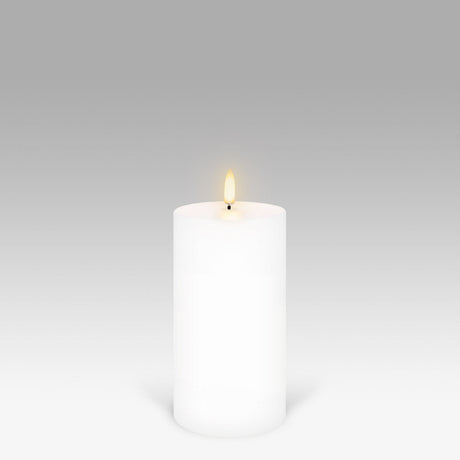 UYUNI Lighting Nordic White Pillar Candle 15.2 x 7.8cm