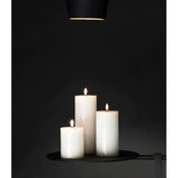 UYUNI Lighting Nordic White Pillar Candle 20.3 x 10.1cm