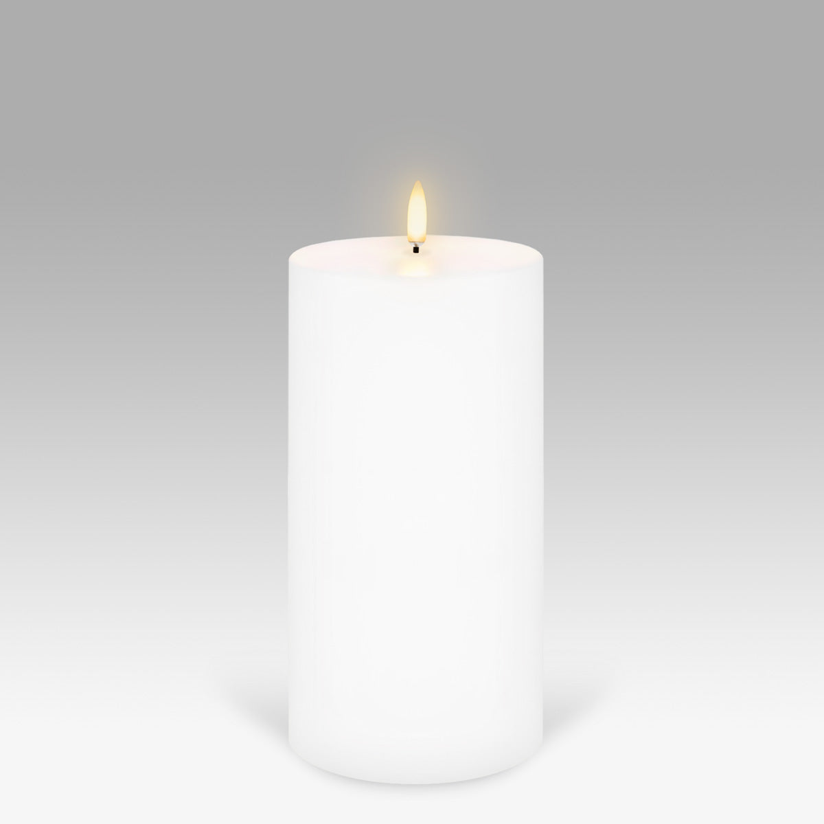 UYUNI Lighting Nordic White Pillar Candle 20.3 x 10.1cm