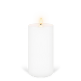 UYUNI Lighting Nordic White Pillar Candle 20.3 x 10.1cm