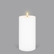 UYUNI Lighting Nordic White Pillar Candle 20.3 x 10.1cm