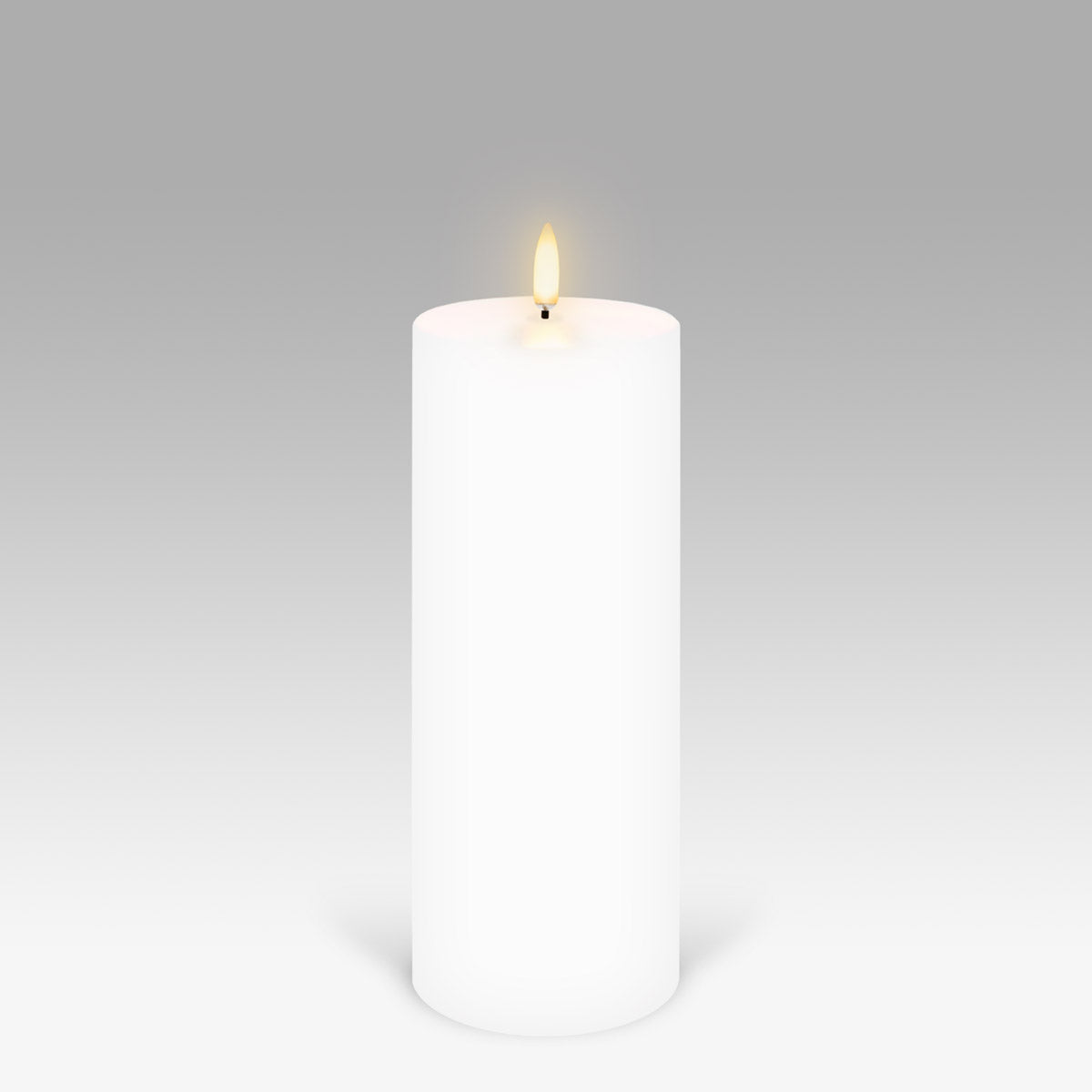 UYUNI Lighting Nordic White Pillar Candle 20.3 x 7.8cm