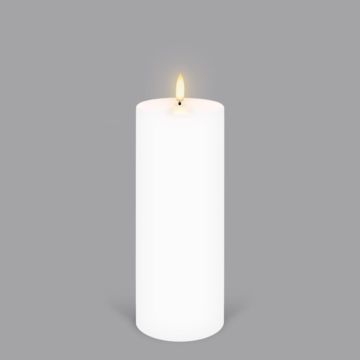 UYUNI Lighting Nordic White Pillar Candle 20.3 x 7.8cm
