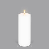 UYUNI Lighting Nordic White Pillar Candle 20.3 x 7.8cm