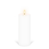 UYUNI Lighting Nordic White Pillar Candle 20.3 x 7.8cm