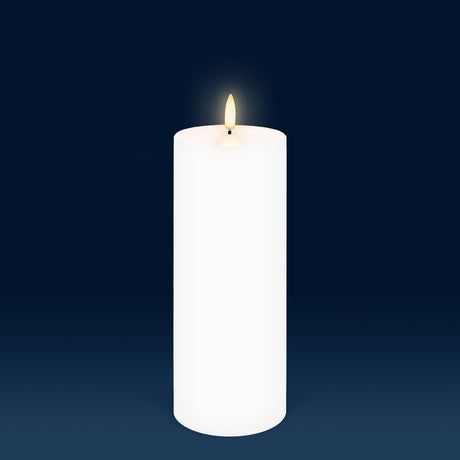 UYUNI Lighting Nordic White Pillar Candle 20.3 x 7.8cm