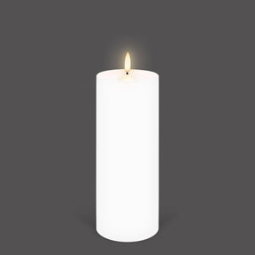 UYUNI Lighting Nordic White Pillar Candle 20.3 x 7.8cm