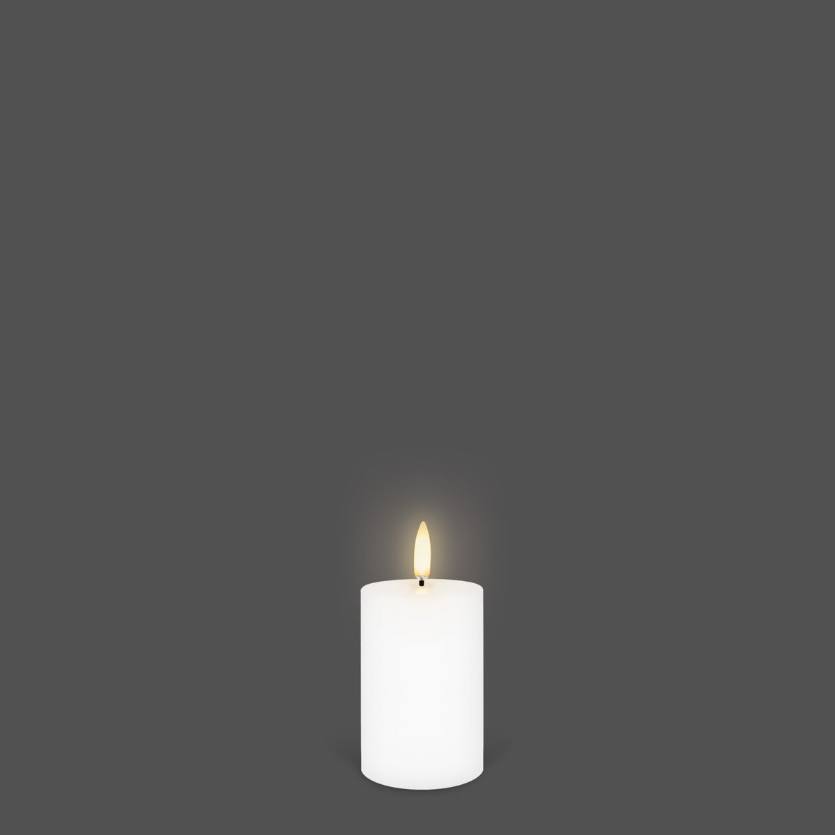 UYUNI Lighting Nordic White Pillar Candle 7.5 x 5.0cm