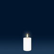 UYUNI Lighting Nordic White Pillar Candle 7.5 x 5.0cm