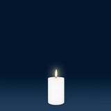 UYUNI Lighting Nordic White Pillar Candle 7.5 x 5.0cm