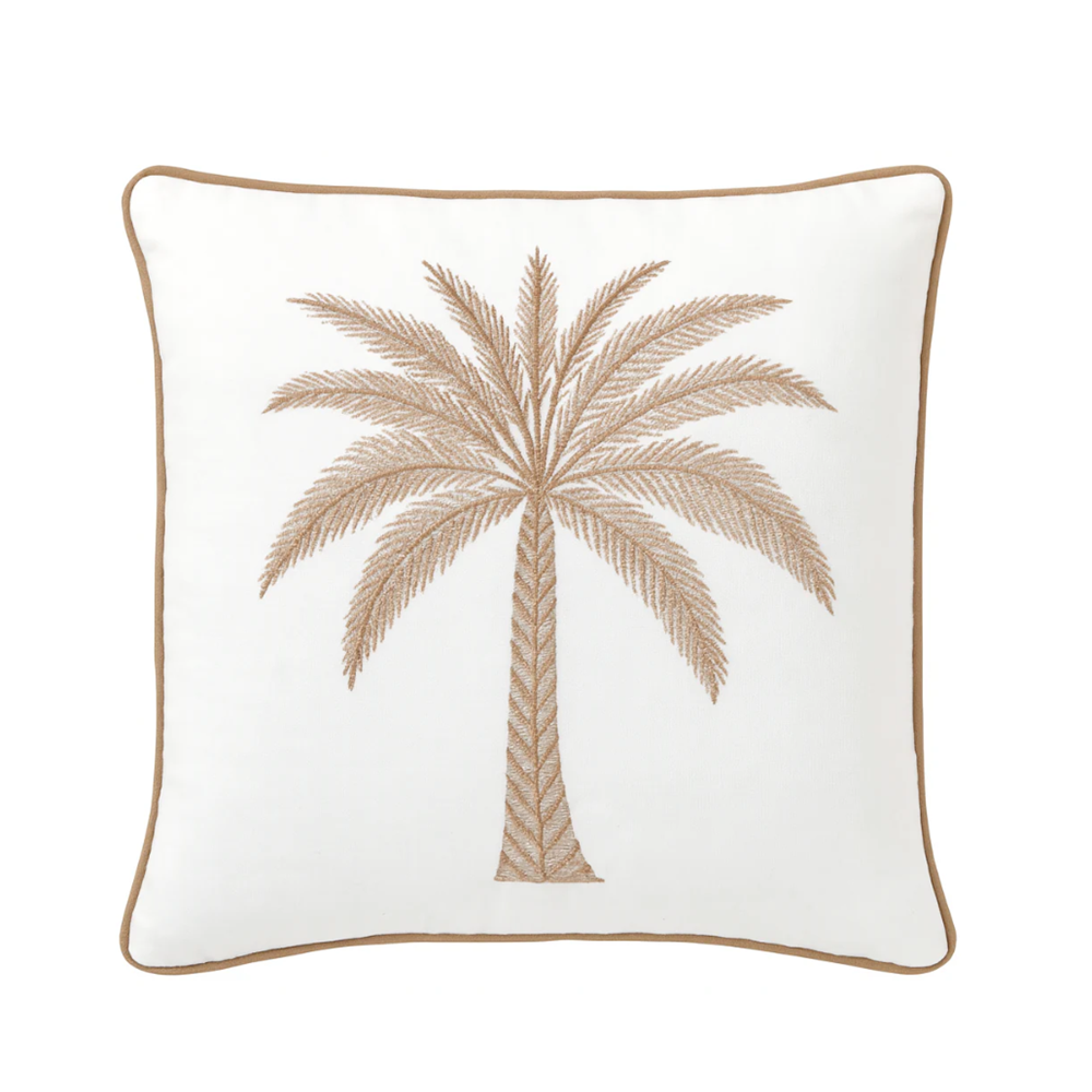 Azure Palm Sand - Indoor Cushion