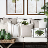 Bahama Palm - Indoor Cushion (50 x 50)