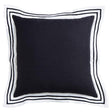 Linen Milano Black - Indoor Cushion (50 x 50)