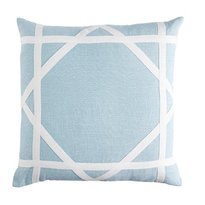 Linen Newport Sky Blue - Indoor Cushion (55 x 55)