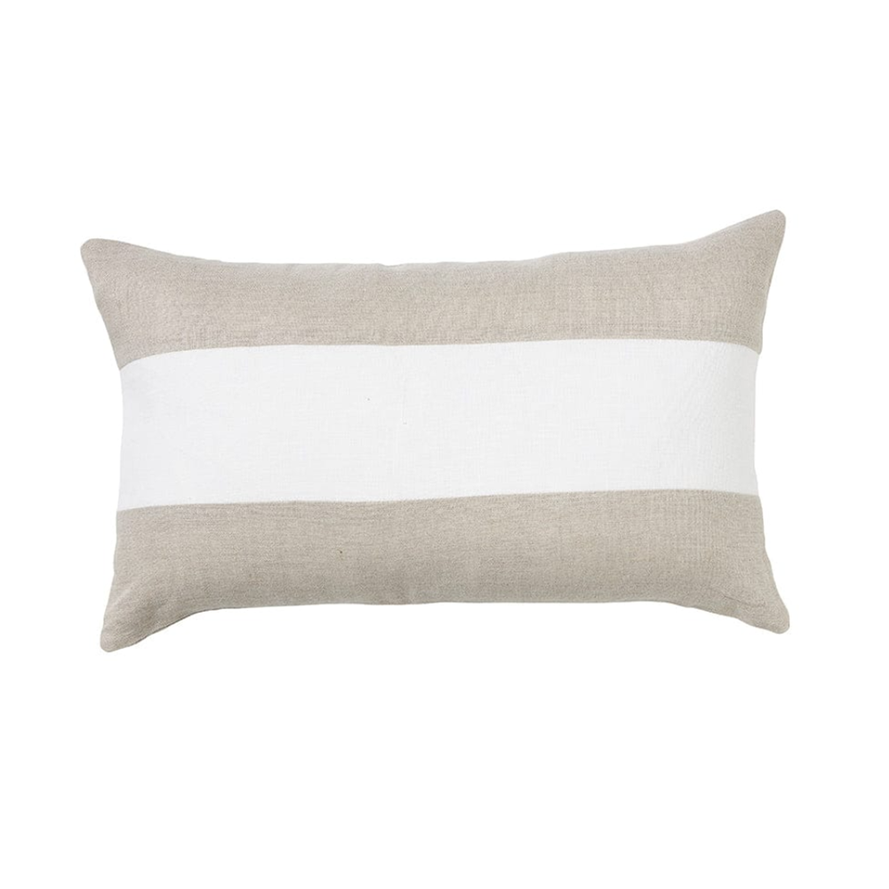 Linen Stripe Sand - Indoor Cushion