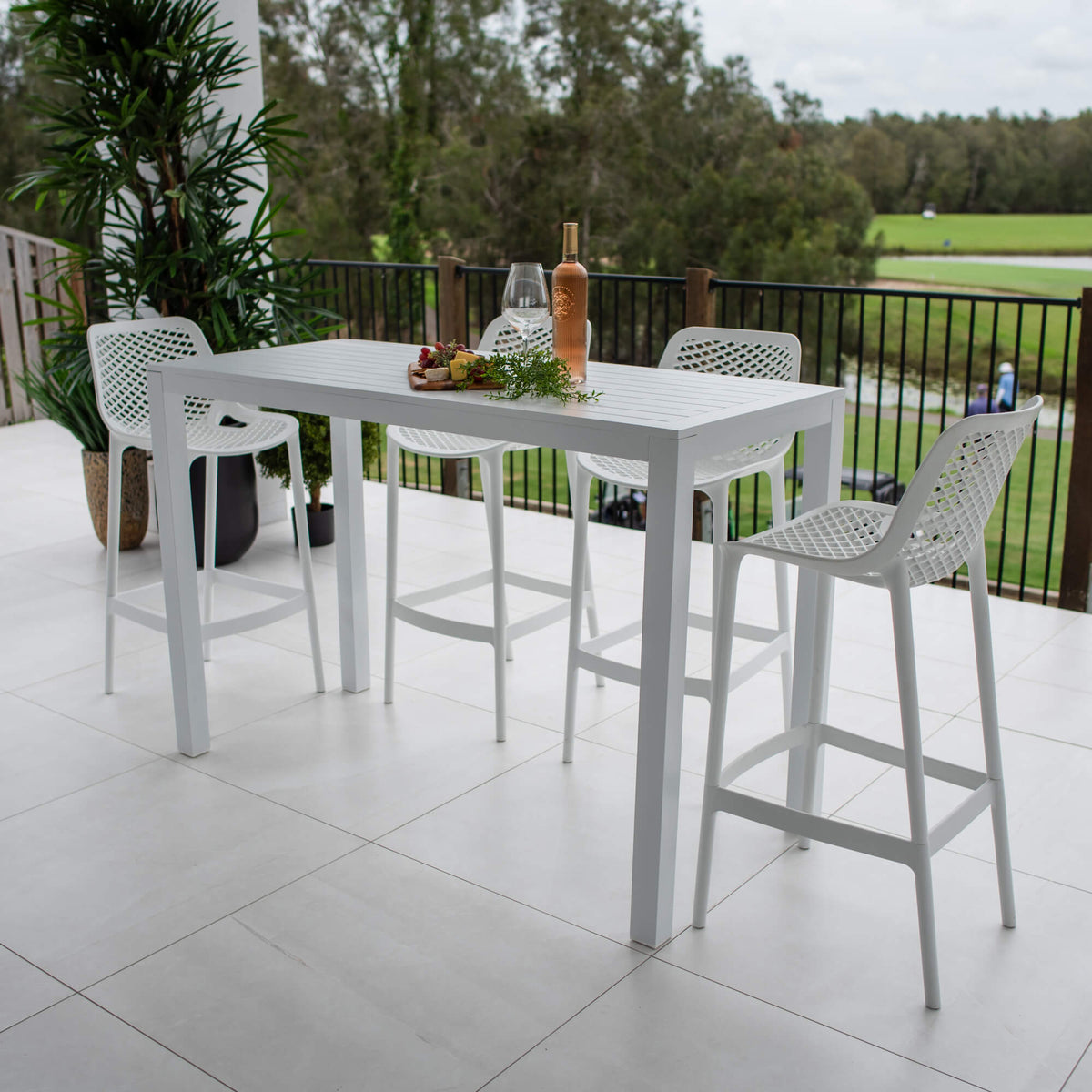 Air 75 Aria - 5pce (150x65) - Outdoor Bar Set