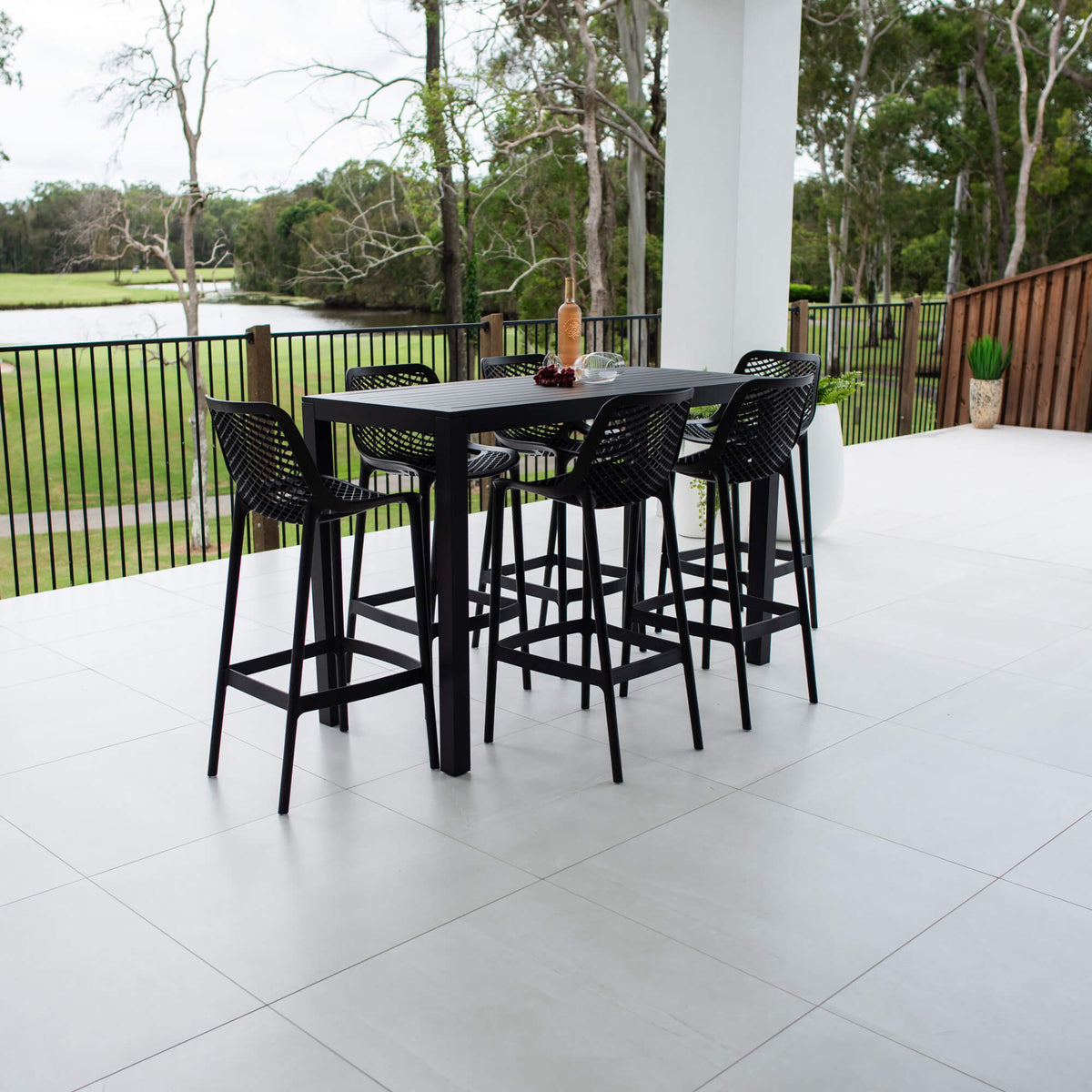 Air 75 Aria - 7pce (150x65) - Outdoor Bar Set