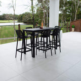 Air 75 Aria - 7pce (150x65) - Outdoor Bar Set