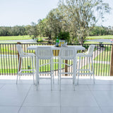 Air 75 Bergen - 5pce (150x65) - Outdoor Bar Set