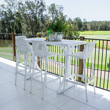 Air 75 Bergen - 5pce (150x65) - Outdoor Bar Set
