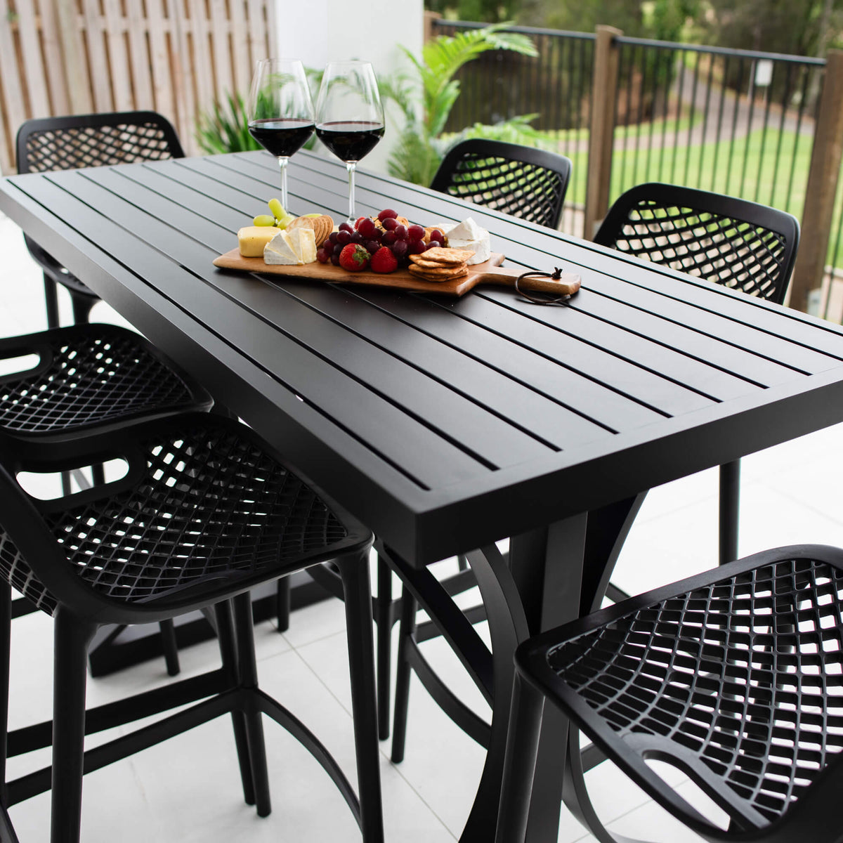 Air 75 Bergen - 7pce (150x65) - Outdoor Bar Set