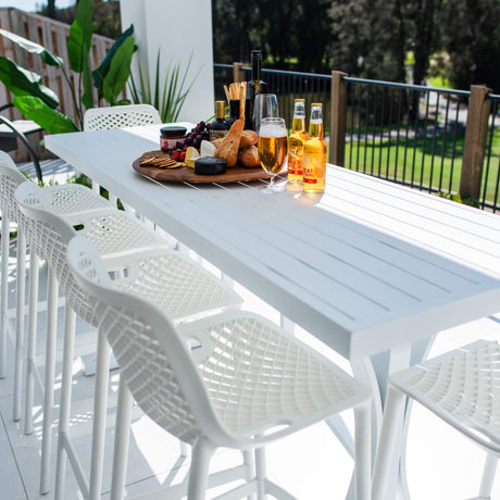 Air 75 Bergen - 7pce (200x65) - Outdoor Bar Set