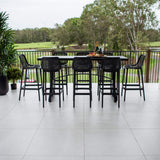 Air 75 Bergen - 9pce (200x65) - Outdoor Bar Set