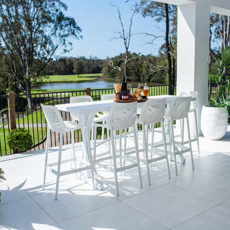 Air 75 Bergen - 9pce (200x65) - Outdoor Bar Set