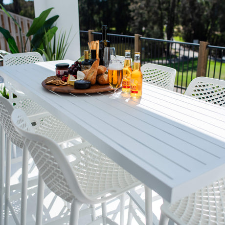 Air 75 Bergen - 9pce (200x65) - Outdoor Bar Set