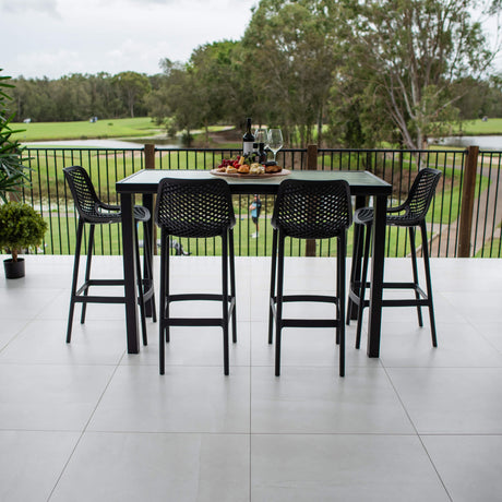 Air 75 Hudson - 5pce (150x80) - Outdoor Bar Set