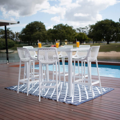 Air 75 Hudson - 7pce (150x80) - Outdoor Bar Set