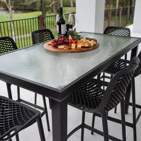 Air 75 Hudson - 7pce (150x80) - Outdoor Bar Set