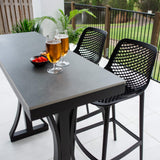 Air 75 Malibu - 3pce (130x45) - Outdoor Bar Set