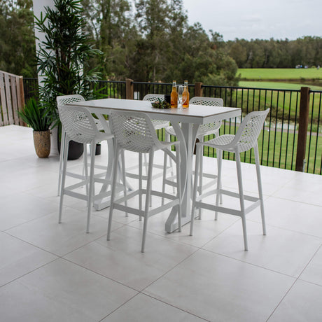 Air 75 Malibu - 7pce (150x65) - Outdoor Bar Set