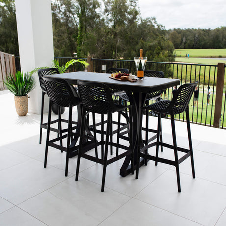 Air 75 Malibu - 7pce (150x65) - Outdoor Bar Set