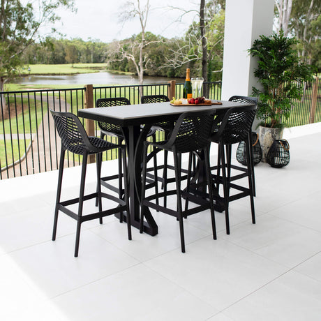 Air 75 Malibu - 7pce (150x65) - Outdoor Bar Set