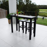 Kirra Aria - 3pce (130x45) - Outdoor Bar Set