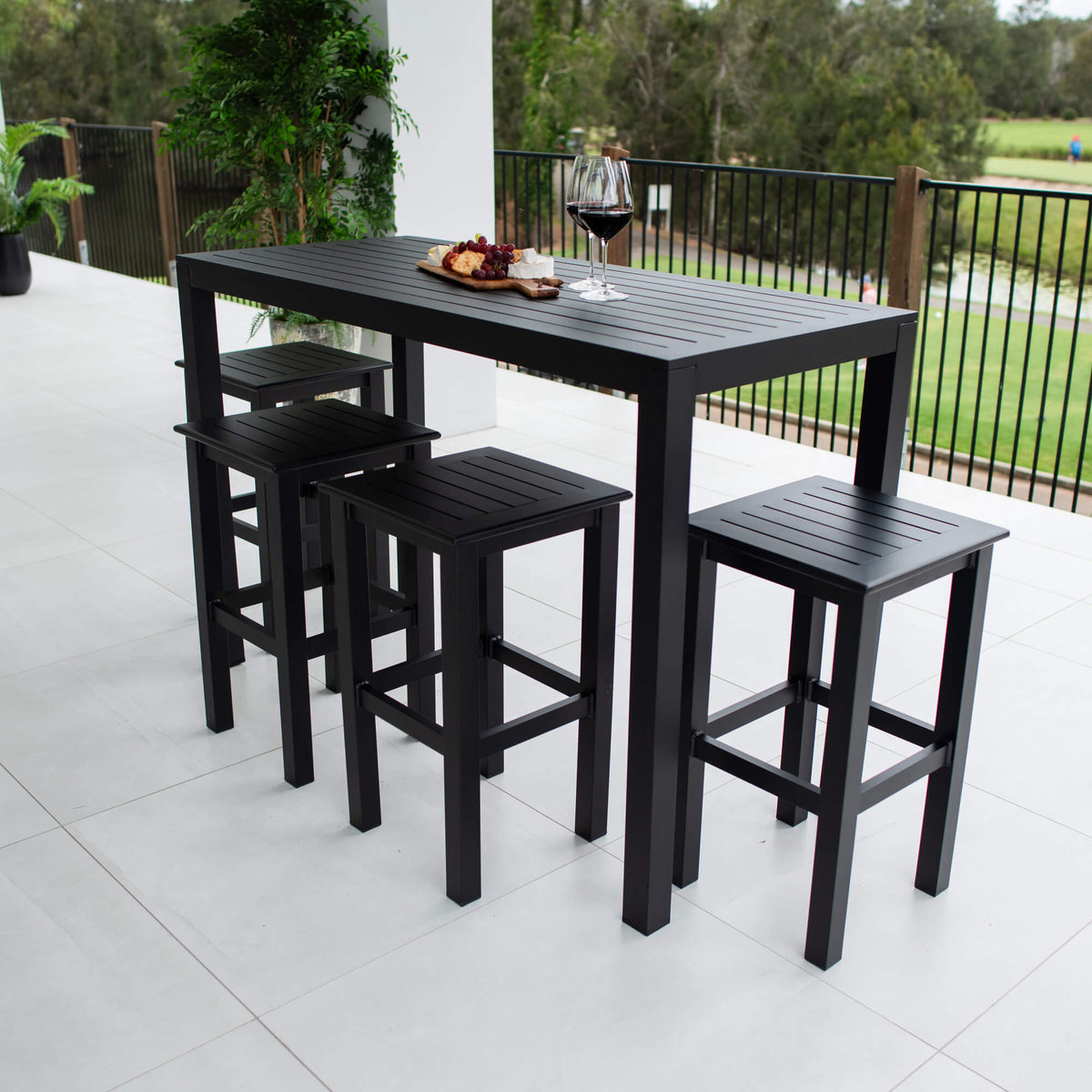 Kirra Aria - 5pce (150x65) - Outdoor Bar Set
