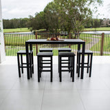 Kirra Aria - 7pce (150x65) - Outdoor Bar Set