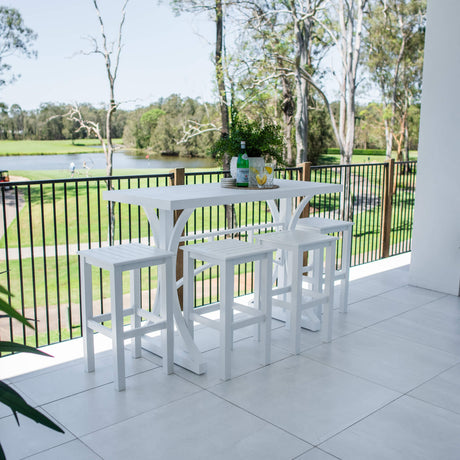 Kirra Bergen - 5pce (150x65) - Outdoor Bar Set