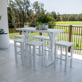 Kirra Bergen - 7pce (150x65) - Outdoor Bar Set
