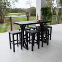 Kirra Bergen - 7pce (150x65) - Outdoor Bar Set